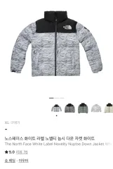 THE NORTH FACE ホワイト ラベル ノベルティ ヌプシ ダウンジャケット ホワイトのサムネイル