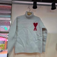 AMI Paris 2023 秋冬ニットセーター シルバーモチーフ - メルカリ