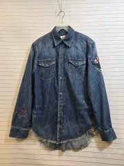 Zadig&Voltaire デニム シャツ 刺繍 装飾のサムネイル