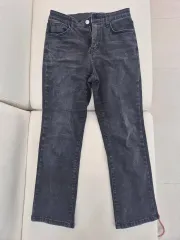レディース ストレッチ ストレート デニム (M)