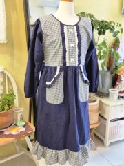 ハンドメイド 割烹着 保育士 エプロン 介護士 手作り sale ~25日