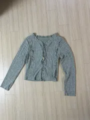 (実際に着用1回) フリル 長袖Tシャツ