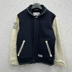 100 ブラウンブレス メンズ スタジャン ジャケット