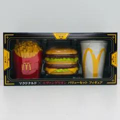 中古 ビッグマック初号機＆マックフライポテト弐号機＆マックシェイク零号機「マクドナルド×エヴァンゲリオン」バリューセットフィギュア