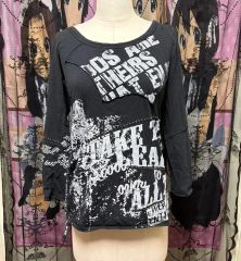 h. ANARCHYブラック 長袖トップス - メルカリ
