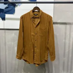 (105) ユニクロ カジュアル コーデュロイ ポケット シャツ シャツ