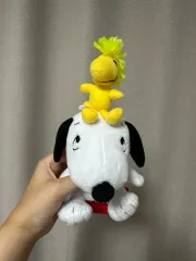 送料無料) SNOOPY ウッドストック ぬいぐるみ