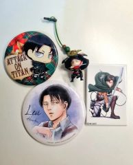 進撃の巨人 リヴァイ 秋葉原フェスティバル 秋葉原 フェス 缶バッジ 2