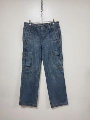 00s CLENCH JEANS 極太 バギーパンツ ダークグレー W40 - メルカリ