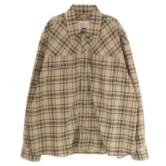 AMI PARIS アミパリス USH777 ウール チェック ランバージャック チェック柄 長袖 シャツ ブラウン系 M【美品】【中古】のサムネイル