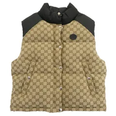 極美品！グッチ レザーベストGG金ボタン 裏地総ペイズリー柄 ヴィンテージXL 2026年最新】GUCCI メンズ ダウンベスト・キルティングベストの人気