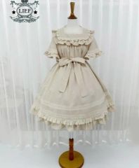 最終値下げ]LIEF 韓国ロリッタ リフ 夏のお出かけお嬢様 ピンク - メルカリ