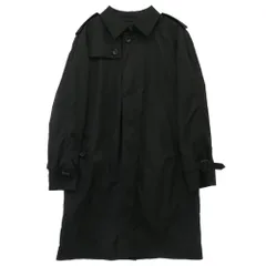 BURBERRY LONDON バーバリー ロンドン A1A51-396-09 着脱式キルティングライナー付き 撥水加工 裏地ノバチェック シングル トレンチコート ブラック系 L【中古】