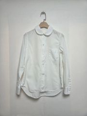 COMME des GARÇONS ホワイト パフスリーブ 長袖シャツ - メルカリ