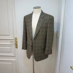 DAKS ウール ツイード チェック ジャケット