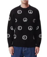 オベイ OBEY ディスチャージ セーター ニット (正規品 タグ保有)のサムネイル