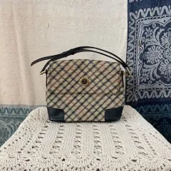 F ダックス チェック ショルダーバッグ ハンドバッグ バッグ