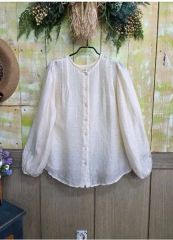 美品】Rails レイルズ リネン混ブラウス Marti Top 白 M〜L - メルカリ