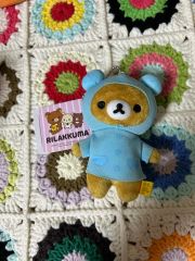 M*8様 リラックマ アップリケ ぬいぐるみ　マスコット　キーホルダー　車　刺繍 M*8様 リラックマ アップリケ ぬいぐるみ マスコット キーホルダー 車