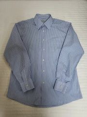 美品】charvet ストライプ柄 クレリックシャツ 長袖 - メルカリ