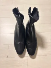 ブラック アンクル ブーツ