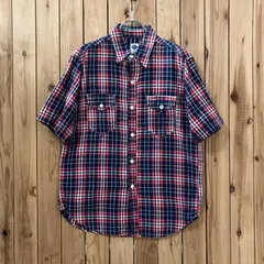 POST O'ALLS / ポストオーバーオールズ チェック柄 ワークシャツ Mのサムネイル