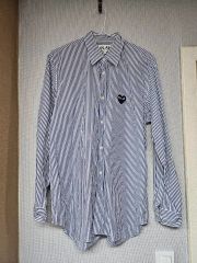 Ami Paris ハートロゴ オックスフォードシャツ 希少サイズ - メルカリ