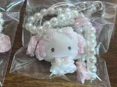 サンリオ 白 フリル ストラップ こぎみゅん