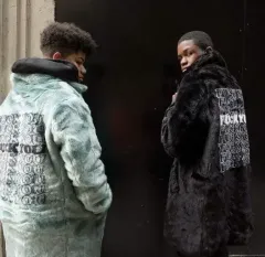 Supreme × HYSTERIC GLAMOUR ファーコート L サイズのサムネイル
