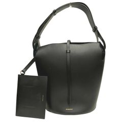 極美品】BURBERRY バーバリー キャノピー バケットバッグ ブラック 
