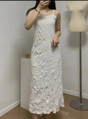 Swingle ノースリーブサマーチェックシャツワンピース （白系チェック 
