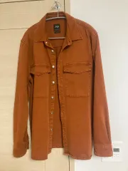 ザラ オレンジ色 シャツ M