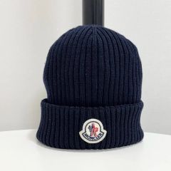 MONCLER BERRETTO TRICOT UNI 濃紺 - メルカリ