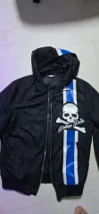 PHILIPP PLEIN(フィリッププレイン) ブラック フード ジップアップ アウターのサムネイル