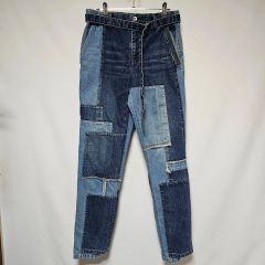 sacai 21ss 再構築パッチワークデニムパンツ - メルカリ
