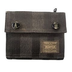 4253 Porter Tango Black Women's Wallet 638-07801 Yoshida & Co. PORTER Folding Wallet Mini Wallet Bi-fold Wallet Used