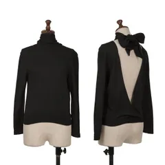 ジャンポールゴルチエJean Paul GAULTIER バックオープンホルターネックトップス 黒Mのサムネイル