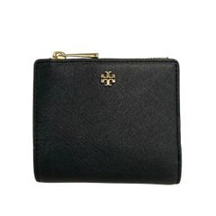 Tory Burch ブラック 二つ折り財布 - メルカリ