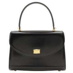 極美品 BALLY バリー ヴィンテージ 2way ハンドバッグ 黒 フォーマル 