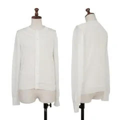 コムデギャルソンCOMME des GARCONS 製品染めコードネックポリカーディガン オフM位のサムネイル