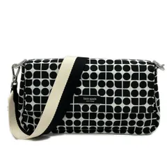 Kate spade(ケイトスペード) ショルダーバッグ ノエルコンバーチラルクロスボディ KF864 白×黒 ストラップ着脱可