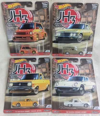 ホットウィール ジャパンヒストリックス3 Japan Historics3 4台セット  シルビア サニートラック カーカルチャー マテル ミニカーのサムネイル