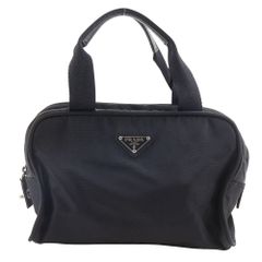 【美品】90〜00s PRADA プラダ ミニボストンバッグ ナイロン×本革 黒 美品】90〜00s PRADA プラダ ミニボストンバッグ ナイロン×本革 黒