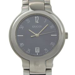 662 稼動 GUCCI 時計 メンズ デイト 8900M グレー グッチ - メルカリ