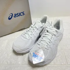 アシックス 24.5cm スニーカー JOG100 2 TJG138 ワイド ホワイト 白 ランニングシューズ 運動靴 箱付 タグ付 asics B720