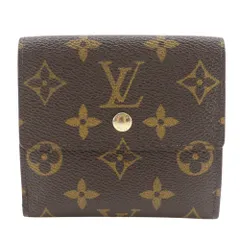 【LOUIS VUITTON】ルイ・ヴィトン ポルトモネ・ビエ カルトクレディ Wホック M61652 モノグラムキャンバス 茶 SP2088 ユニセックス 二つ折り財布