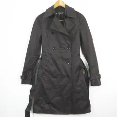 ブラック バイ マウジー BLACK by moussy トレンチコート コットン ストレッチ 1 ダークブラウン 2sa7183のサムネイル