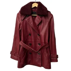 COACH(コーチ) コート サイズXS レディース - ボルドー 長袖/レザー/秋/冬