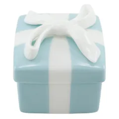 【TIFFANY&Co.】ティファニー ミニブルー ボウボックス アクセサリーケース 小物入れ 陶器 水色 _ その他雑貨のサムネイル