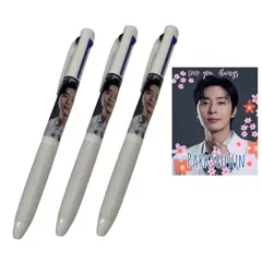 3本セット パクソジュン ３色 ボールペン 黒 赤 青 トリプルペン 韓流 グッズ rg025-1aのサムネイル